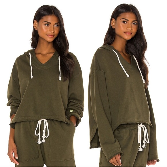 One Teaspoon Goldie Army Sweatshirt Hoodie, MED NWT - Picture 2 of 4